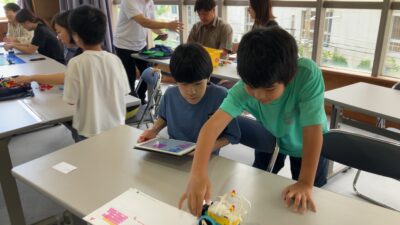 【夏休み特別教室 琉球新報カルチャー様】ロボットを通じて、ひらめきとチームワークを体験！（2025.8.3）